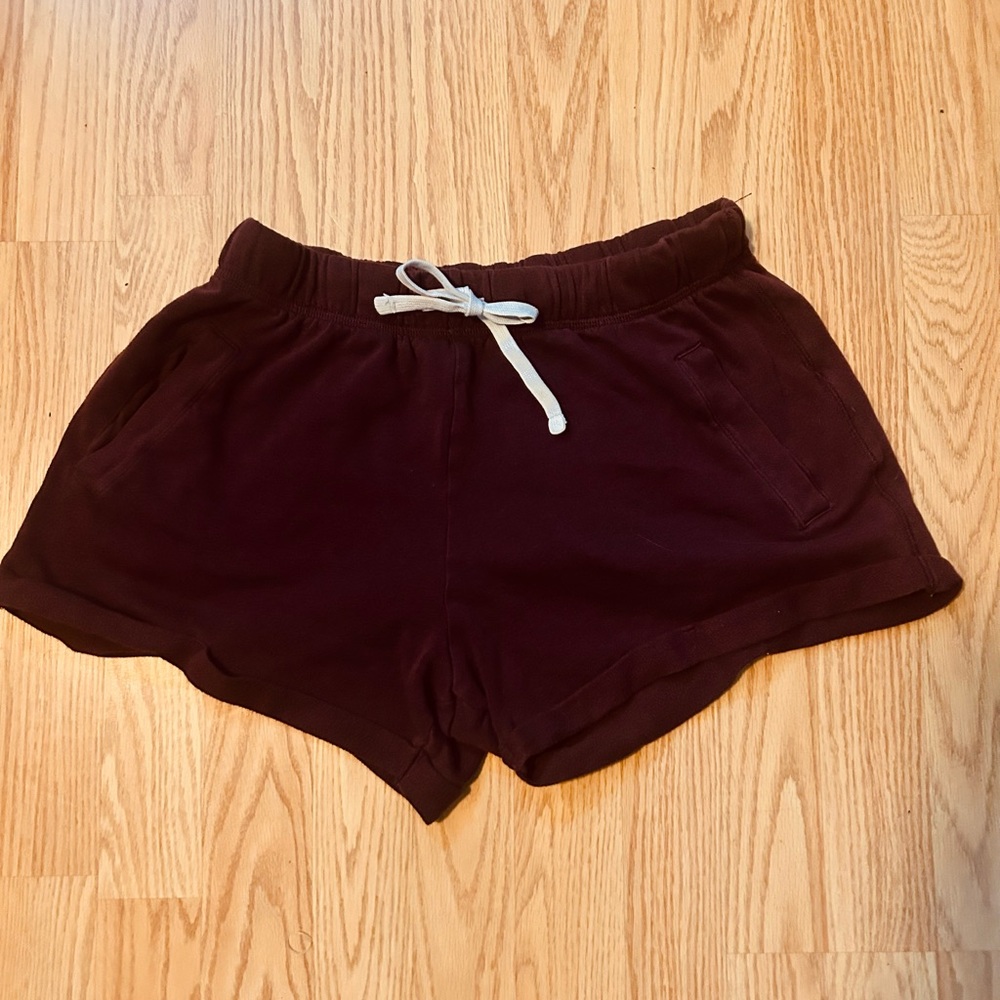 VS Pink Burgundy Shorts sz S